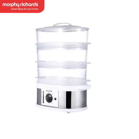 MORPHY RICHARDS  摩飞电器MR1148 电蒸锅多功能电蒸笼电热锅三层9L