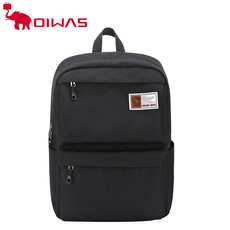 爱华仕/OIWAS 双肩包 大容量休闲包 旅行包 OCB4631 黑色 男女简约尼龙双肩包