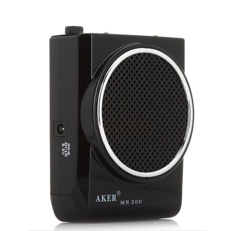爱课（AKER）MR200 LED显示屏FM收音录音便携腰挂喊话器小蜜蜂扩音器图片