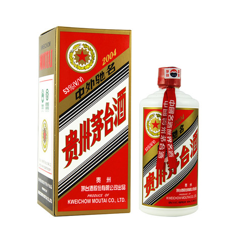 茅台酒 五星53度500ml(2004年)