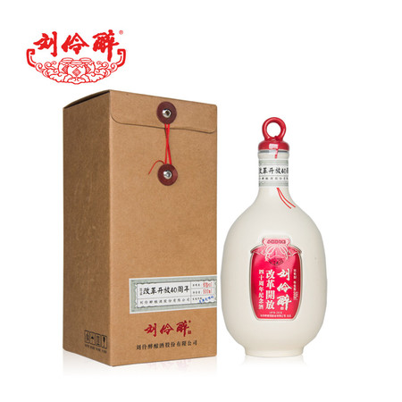 刘伶醉 改革开放四十周年纪念酒 60度 500mL 浓香型白酒 高度白酒 传承古法 纯粮固态图片