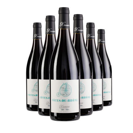 法国泽维尔世家罗纳河谷 原瓶进口干红葡萄酒 教皇新堡AOC 歌海娜 6支装图片