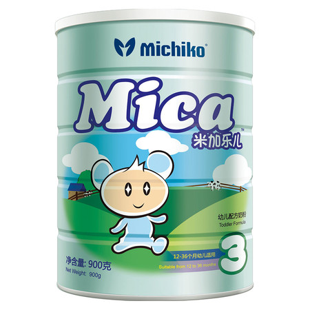 Mica米加乐儿婴幼儿配方奶粉 澳洲进口牛奶粉三段900g（12-36月）图片