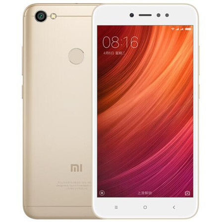 小米/MIUI   红米Note5A 全网通高配版 3GB+32GB 香槟金 双卡双待 4G手机图片