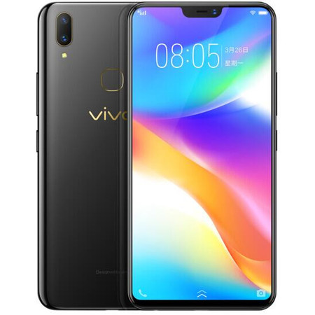 vivo Y85 全面屏 美颜拍照手机 4GB+64GB 黑色 移动联通电信4G手机 双卡双待