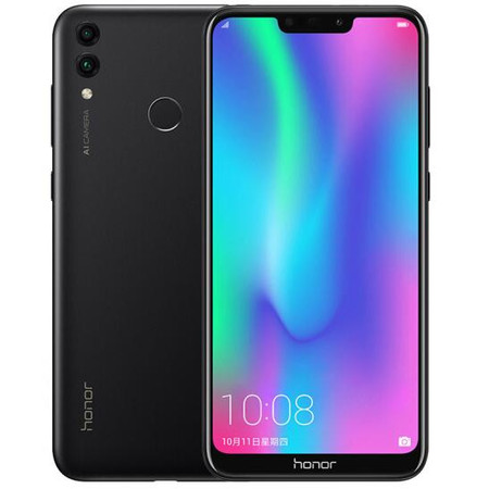 华为/HUAWEI 荣耀畅玩8C 4GB+32GB 幻夜黑 全网通 高配版   4G手机 双卡双待图片