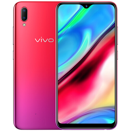 vivo Y93 水滴屏全面屏 3GB+64GB 紫霞红 全网通双卡双待4G手机