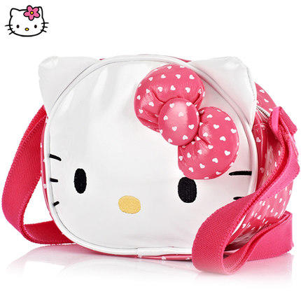 正品Hello Kitty凯蒂猫KT猫幼儿园学生包斜挎包休闲包旅游包图片