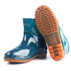 汤河店 3531新款PVC女式低筒雨靴1305蓝色绿色防滑牛筋低帮雨鞋工作水鞋