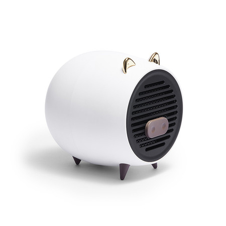 汤河店 乐乐多新款小猪暖风机 家用小型桌面迷你热风小太阳电取暖器图片