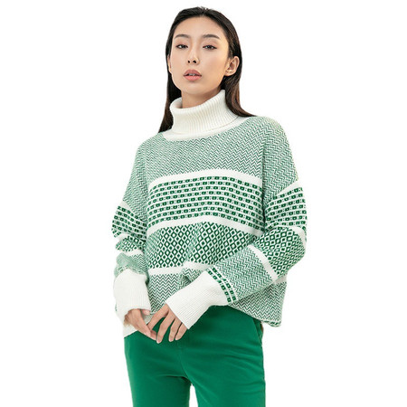 施悦名 日系毛衣女秋冬季2021年新款韩版宽松外穿慵懒风高级感套头针织衫