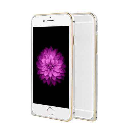 EXCO宜适酷铝合金边框保护套/保护壳/手机套/手机壳 (iPhone6) ZT304银/金/灰图片