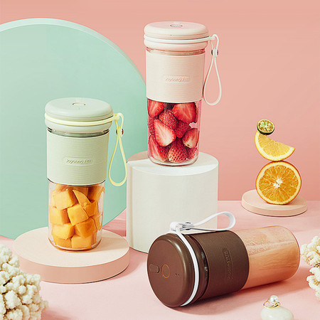 九阳/Joyoung 榨汁机家用水果小型便携式榨汁杯全自动充电动炸果汁杯图片