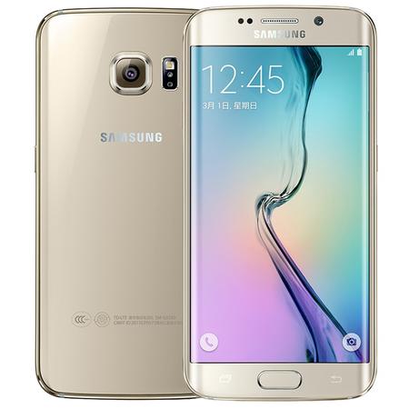 三星 Galaxy S6 edge（G9250）32G版 铂光金 移动联通电信4G手机优惠套装送贴膜图片