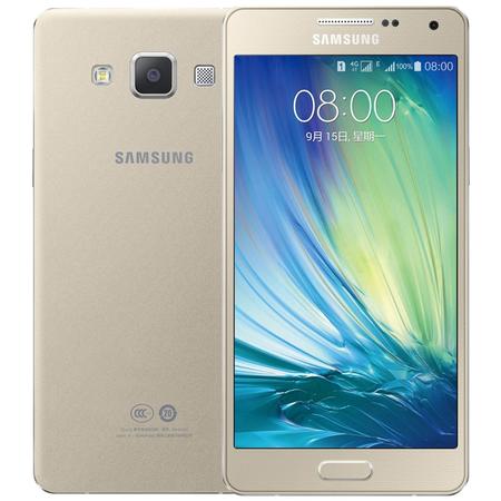 三星 Galaxy A5 (A5000) 移动联通4G手机 金色 套装送钢化膜