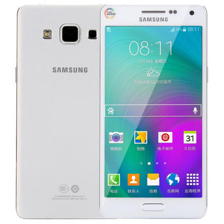 三星 Galaxy A5 (A5000) 移动联通4G手机 白色 套装送钢化膜图片