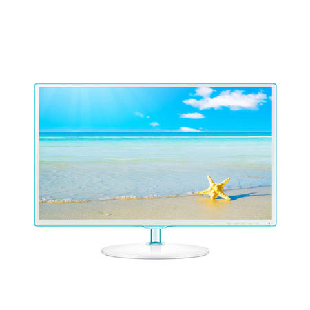 三星 S24D360HL 23.6英寸 PLS高清屏幕白色液晶电脑显示器