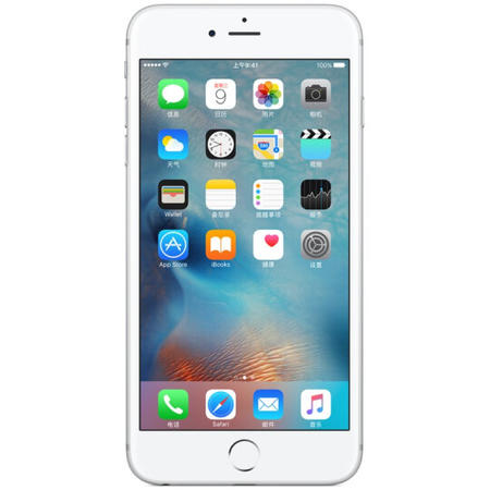 苹果 Apple iPhone6 Plus(A1524)移动联通电信4G手机银色64G 套装送钢化膜图片