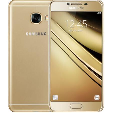 三星 Galaxy C5（SM-C5000）全网通 移动联通电信4G手机 金色 32G 套装送钢化膜