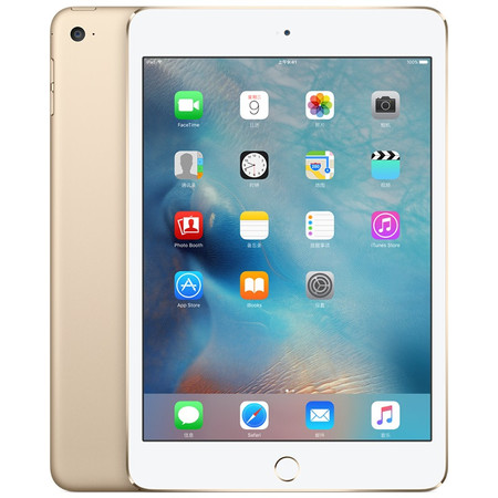 苹果 Apple iPad Mini4 (A1538） 128G 金色 套装送钢化膜图片