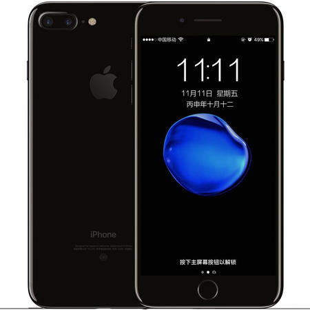 苹果 Apple iPhone7(A1660) 移动联通电信4G手机 128G 亮黑色图片