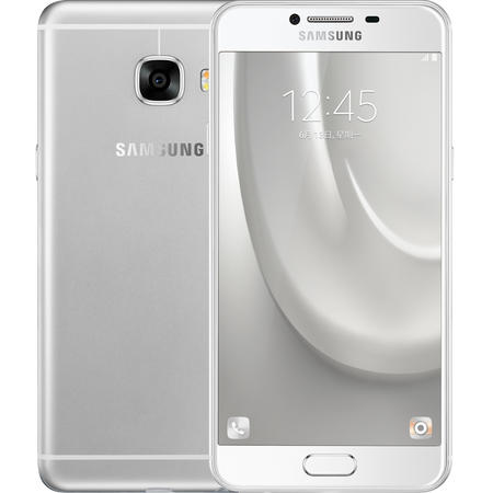 三星 Galaxy C5（SM-C5000）全网通 移动联通电信4G手机 银色 64G 套装送钢化膜图片