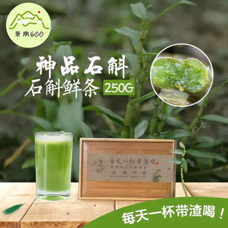 【景宁600农产品】神品石斛野外种植石斛鲜条250G图片