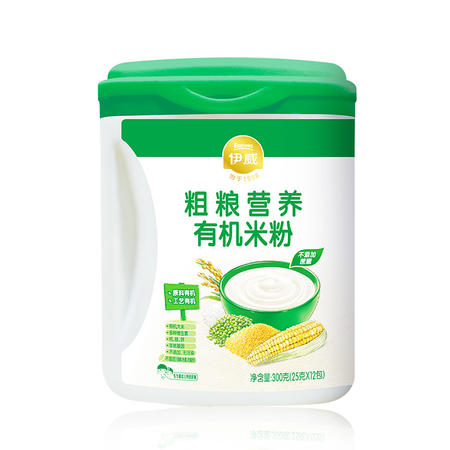 伊威粗粮有机米粉300g(25g*12包)粗细量搭配，肠胃更健康图片