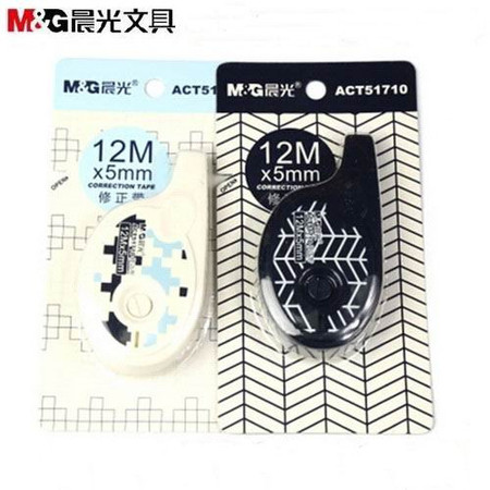 晨光文具 修正带ACT51710涂改带 修改带12M*5mm 学生/办公用品 安全无毒图片