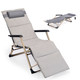 一路行躺椅YLX-870加宽加固版折叠躺椅沙滩椅 单人床办公室午休折叠躺椅午睡简易午休椅