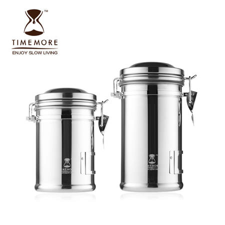 TIMEMORE 泰摩台湾产食品级304不锈钢密封罐  咖啡豆 奶粉储存罐图片