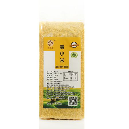 919吉林市【三河站】黄小米 400g/袋