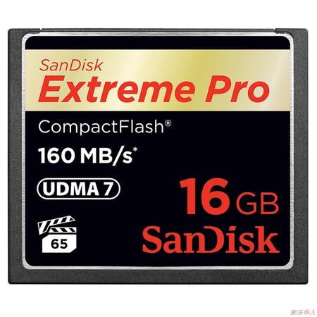 闪迪（SanDisk）至尊超极速CompactFlash存储卡 16GB 1067X 读速160Mb图片