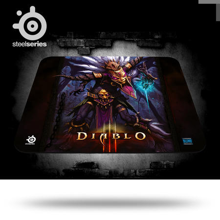 SteelSeries赛睿 QcK《暗黑破坏神3》Diablo3巫医限量版鼠标垫图片