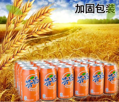 【青田馆】芬达橙味汽水330ml*24罐/箱 （仅限青田地区购买）