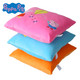 正版小猪佩奇刺绣抱枕粉红猪小妹佩佩猪亲肤毛绒沙发枕头方形抱枕