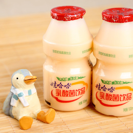 娃哈哈 乳酸菌饮料100ml/瓶益生菌膳食纤维 含乳饮料图片