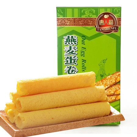 唐人福木糖醇粗粮燕麦鸡蛋卷无糖食品松脆香浓100g/盒图片