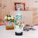 瓷拍 景德镇陶瓷花瓶 紫气东来 现代中式花瓶装饰品工艺客厅摆件
