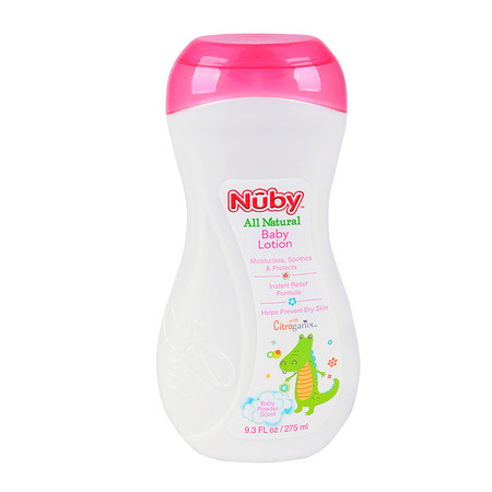 nuby/努比 新品橘子宝宝婴儿护肤乳液润肤乳保湿护肤乳275ml图片