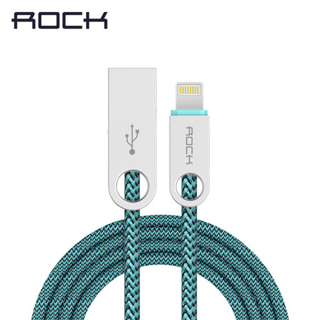 ROCK（洛克）苹果数据线iphone6s手机鹅卵石锌合金充电器快充线图片