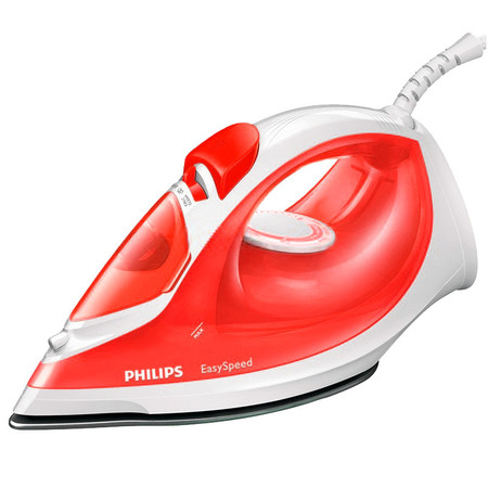 飞利浦（Philips）家用手持式蒸汽电熨斗GC1017 高效不黏底板 喷射强劲 一键除垢图片