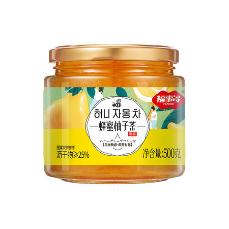 福事多 蜂蜜柚子茶【沥干物≥25%】