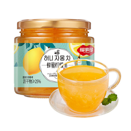 福事多 蜂蜜柠檬茶【沥干物≥25%】图片