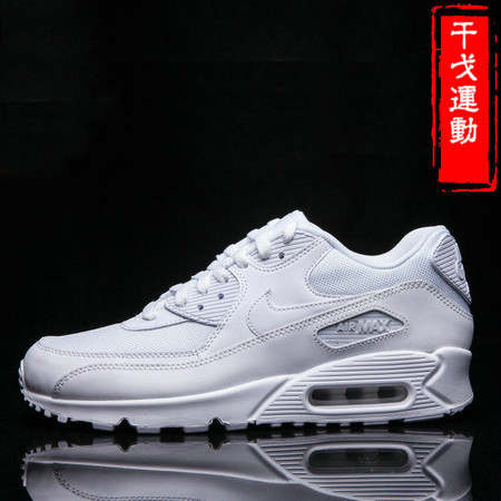 NIKE AIR MAX 90 气垫 男子运动跑步鞋 男女鞋全白537384-111图片