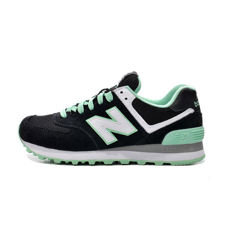 正品代购新百伦女鞋春夏New Balance NB WL574CPC 黑色复古跑步鞋图片