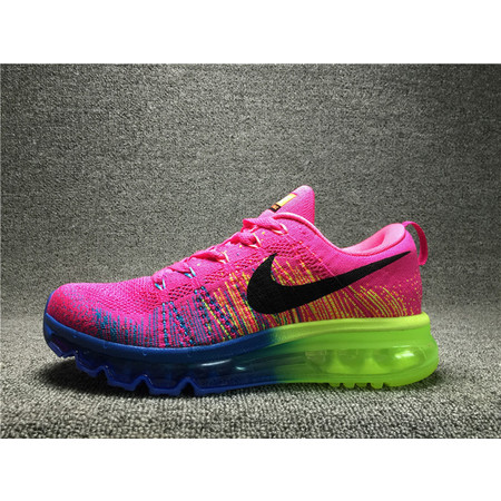 耐克女鞋全掌飞线AIR MAX 2015彩虹气垫鞋运动鞋 620659-601图片