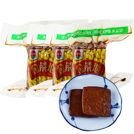 金菜地 150g*3袋手工茶干原味豆腐干炒菜凉拌