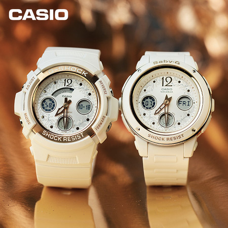 casio/卡西欧 BABY-G&G-SHOCK时尚潮酷新款情侣手表