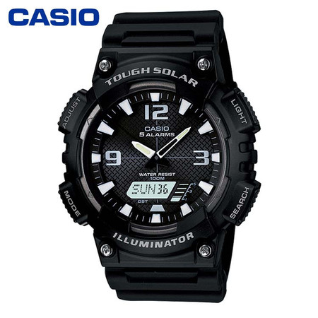 casio/卡西欧AQ-S810系列时尚手表双显防水男表AQ-S810W-1A